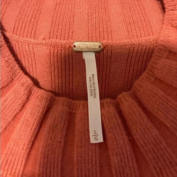 Free People Coral Button-Detail Dress - Picture 4 of 5